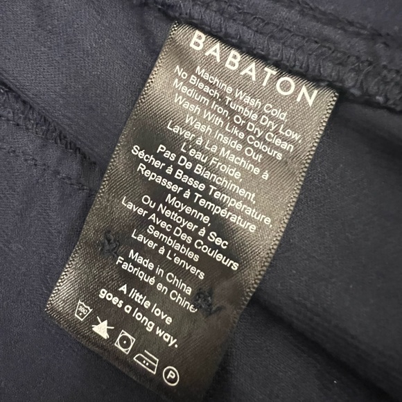 Aritzia Babaton Corduroy Harrison Shirt XS in Navy - Picture 7 of 7